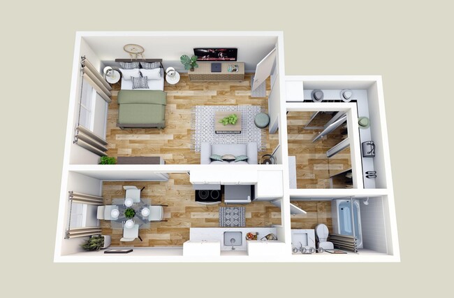 Floorplan - Country Club Apartments