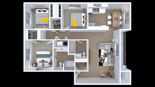 Floorplan - Lexington Park Apartments