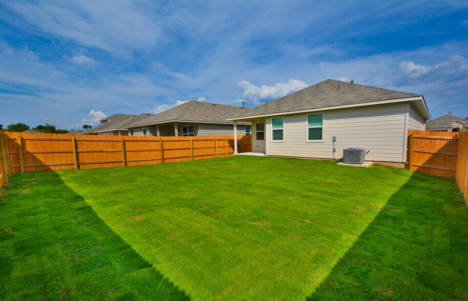 Great private backyard with patio for your enjoyment! *Shade trees will be planted* - 3702 Chappie Lane