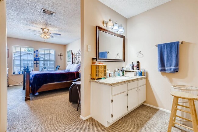 Bright second upstairs bedroom with private sink for dressing. - 13449 Garden Grv