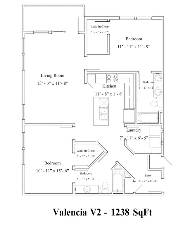 Floorplan - Parkview Apartments