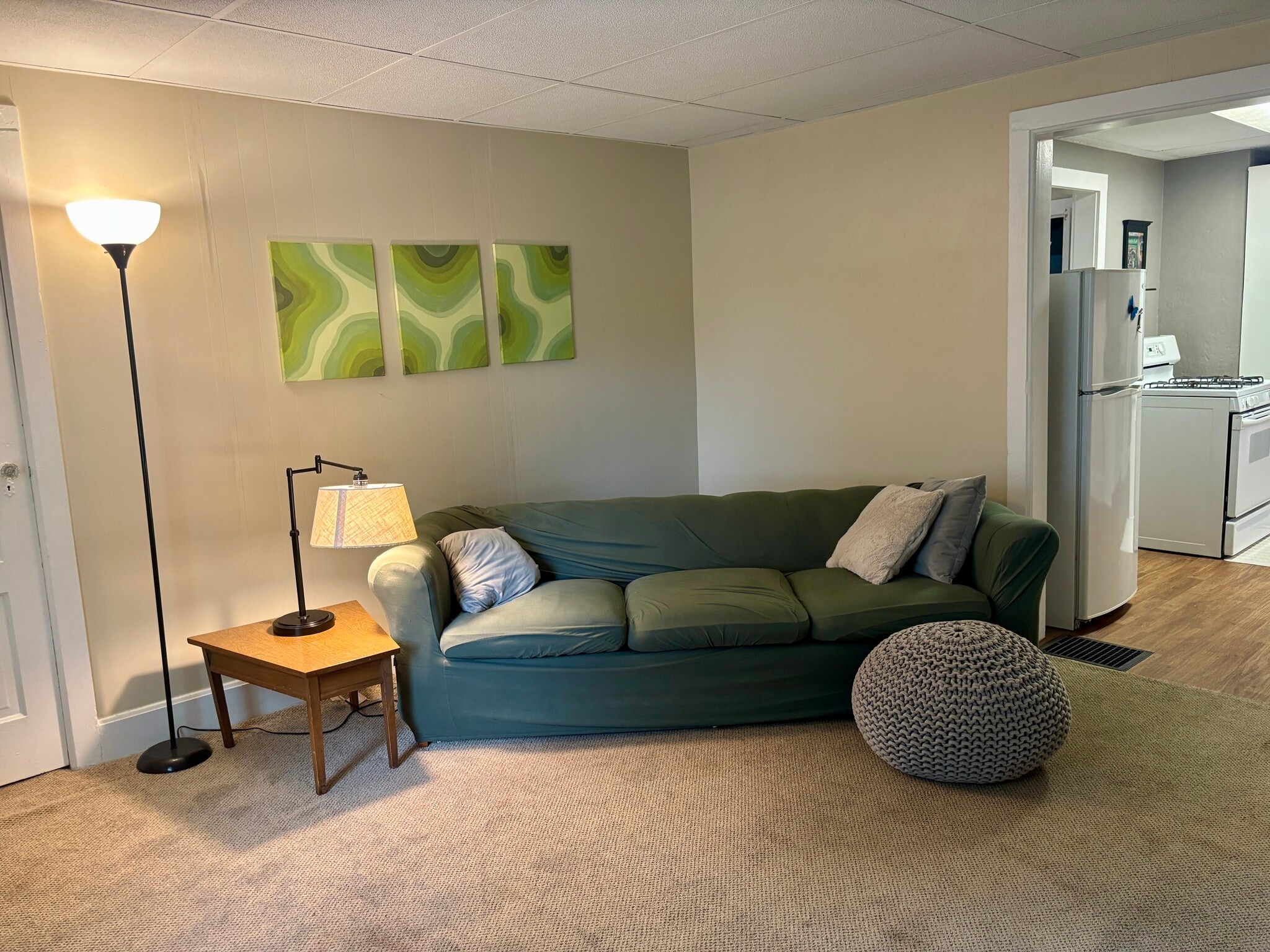 Living room - 606 Dewey Ave