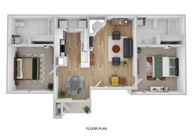 B2 Floor Plan - The Lantern