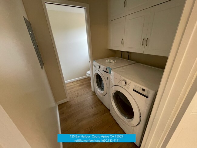 washer & dryer and half bath - 125 Bar Harbor Ct