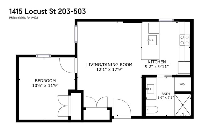 Floorplan - 1415 Locust LLC