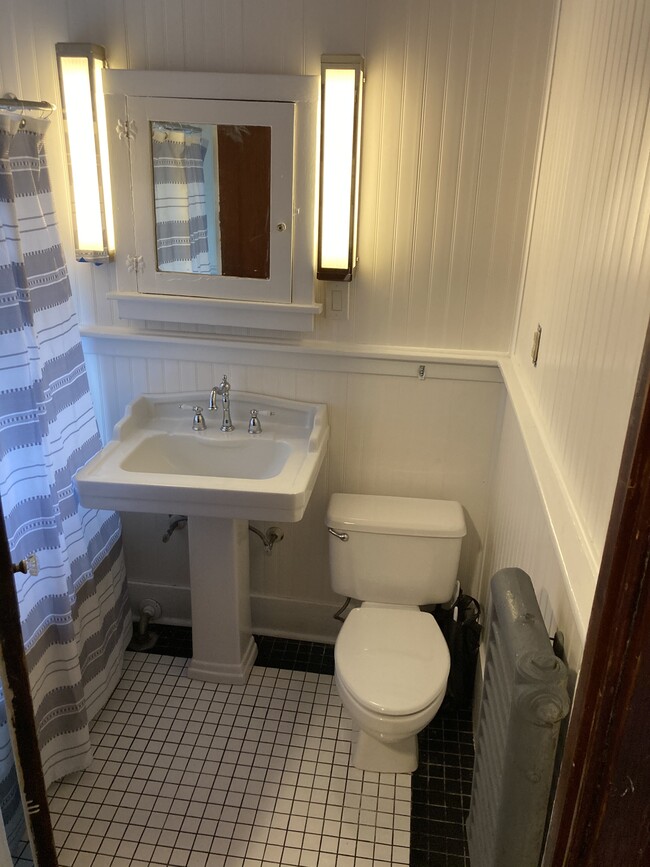 Newly remodeled bathroom with claw foot tub and stand up shower - 117 Green St