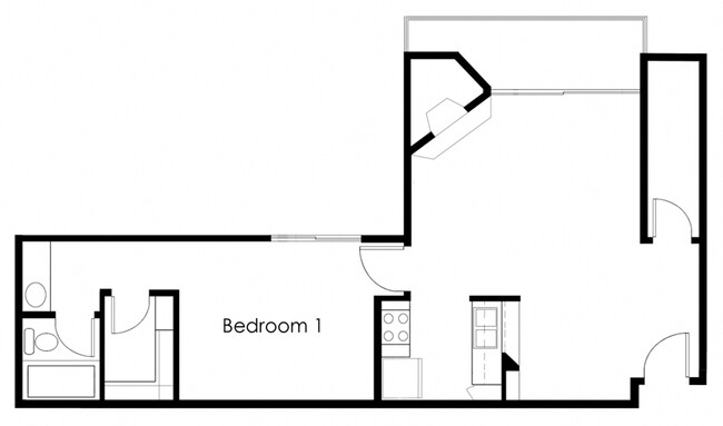 Floorplan - Midvale Towers