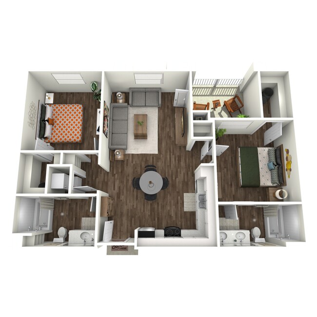 Floorplan - Los Alamitos Luxury Apartments