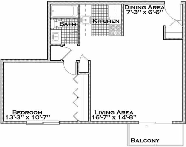 1BR/1BA - Elana Manor