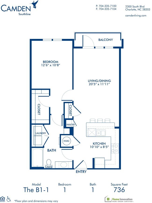 Floorplan - Camden Southline
