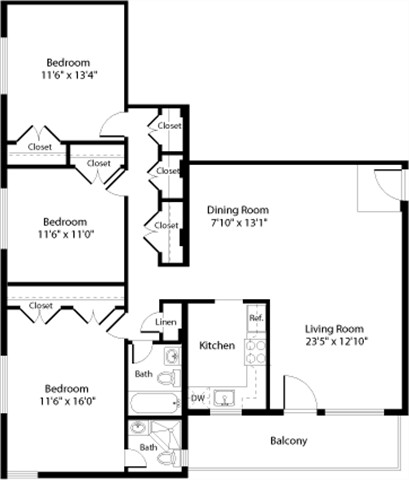 Floorplan - The Fields of Arlington