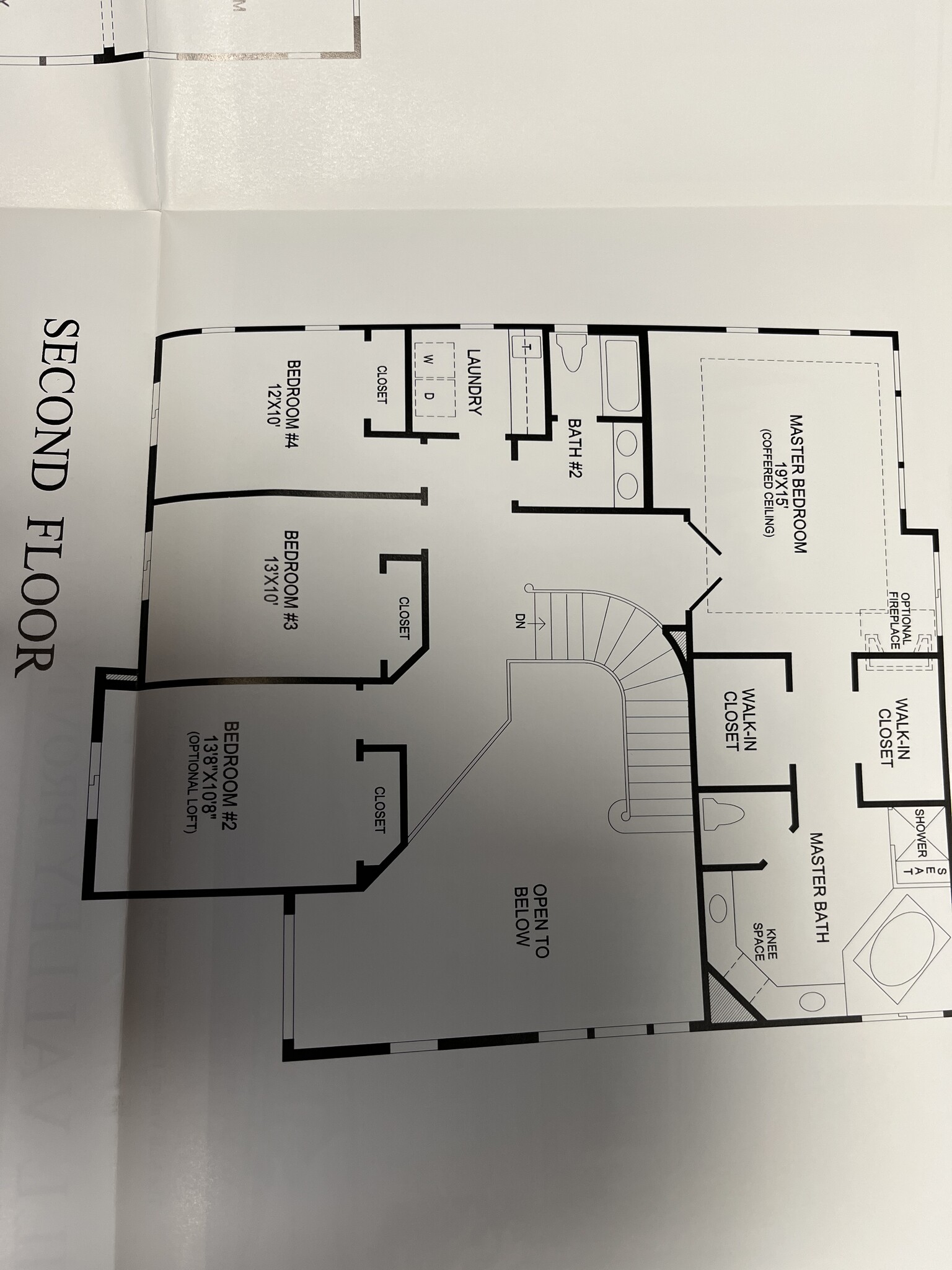 floor plan -2nd floor - 4431 Bangor Ct