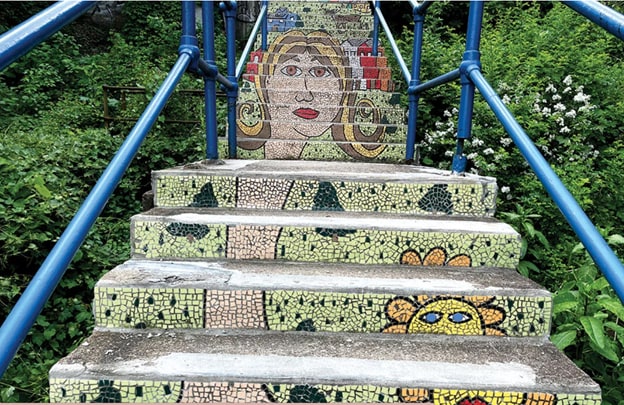 Mosaic Steps to McCord Street - 2618 McCord St