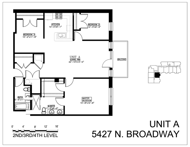 Floorplan - 5427 N Broadway