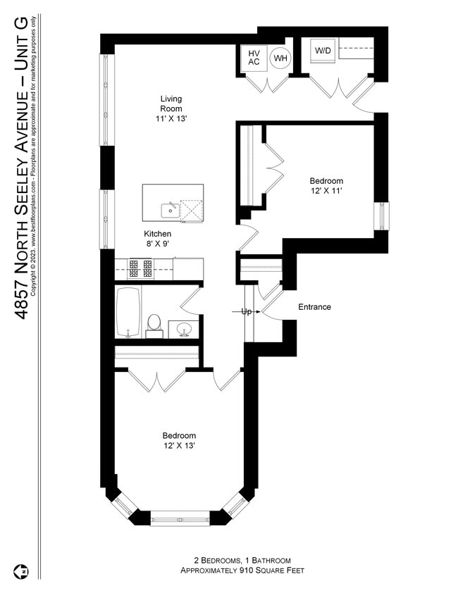 Floorplan - 2015-19 W. Ainslie / 4855-57 N. Seeley