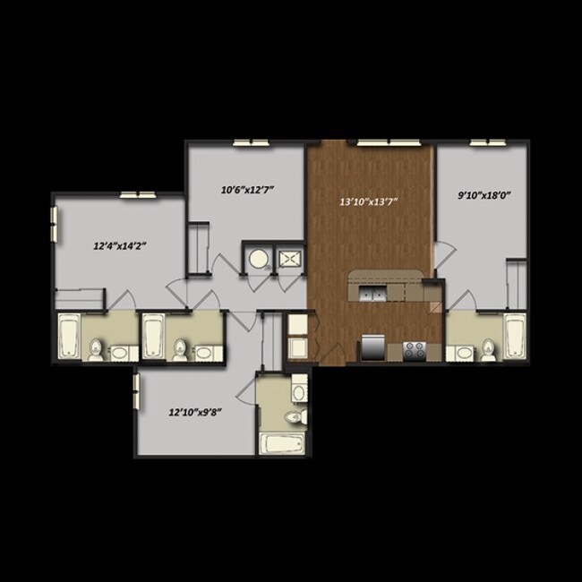 4BR/4BA - Campus Village at College Station
