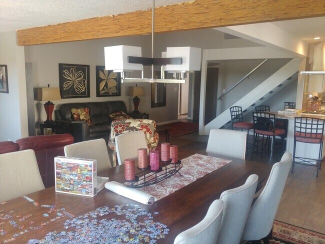 living, dining area - 9013 E Palmer Dr