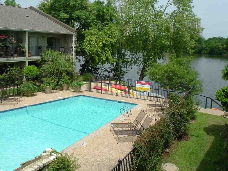View of other pool (pre-floating hike/bike trail) - 500 E. Riverside Dr.