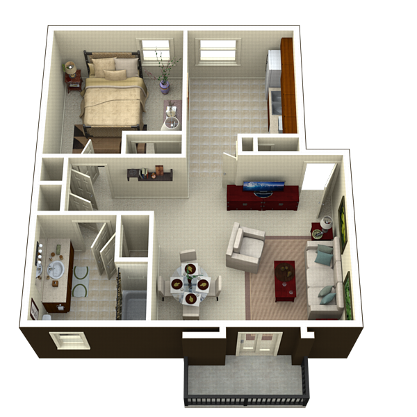 Floorplan - Harrisburg Square Apartments