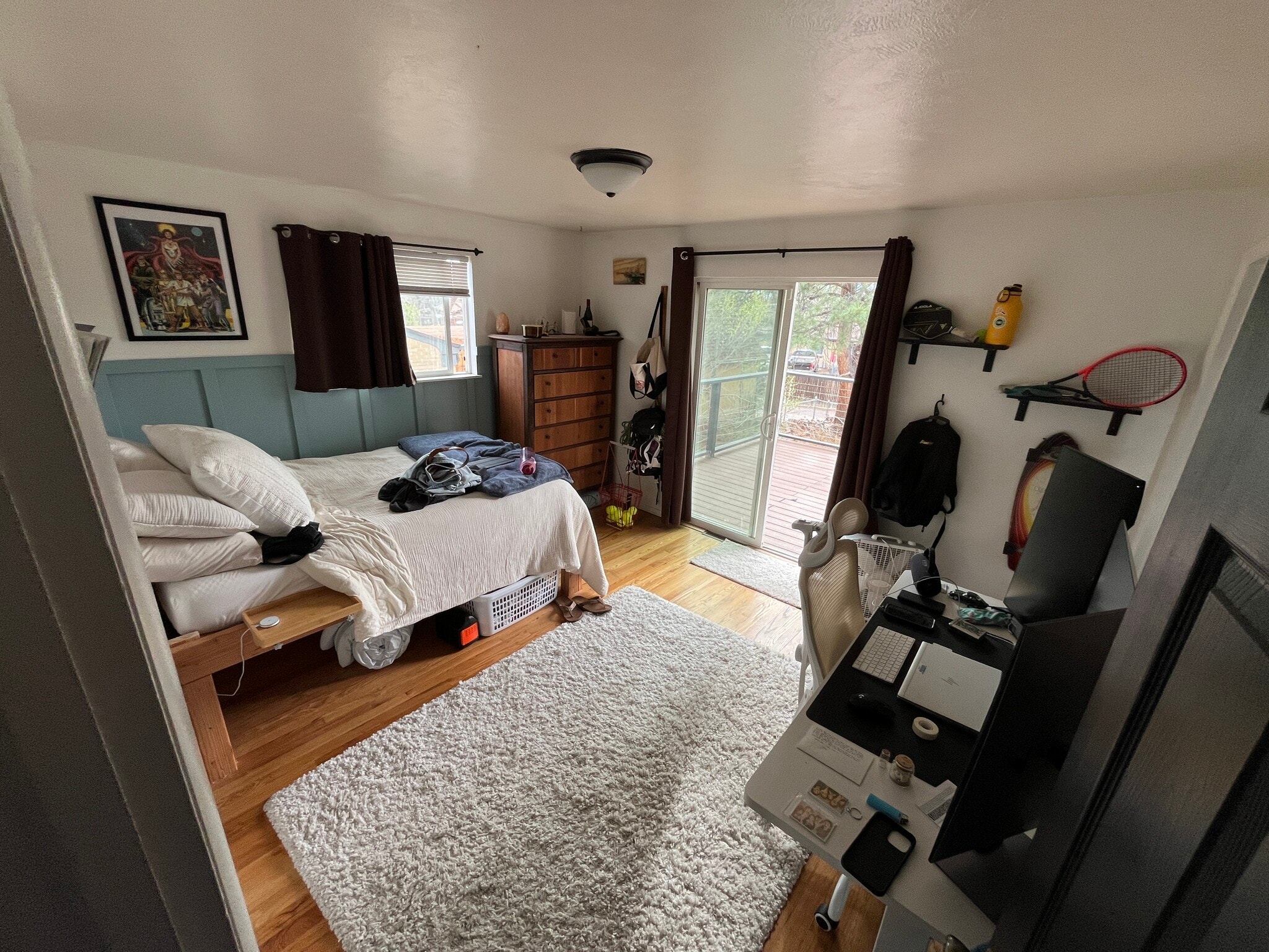 Primary Bedroom- Attached bath and walk out porch - 3226 Gladiola Dr