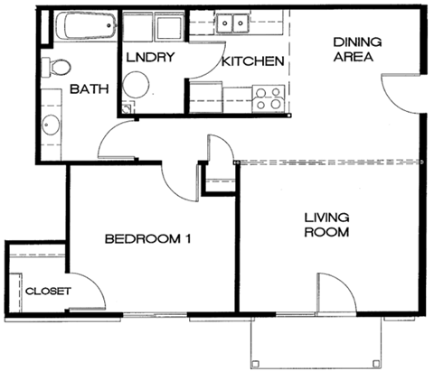 Floorplan - Springbrook Meadows Apartments