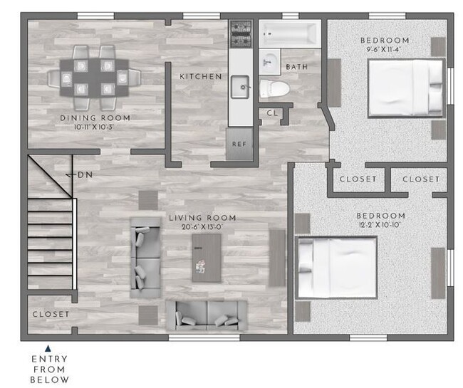 Floorplan - Brixton Lane Apartments