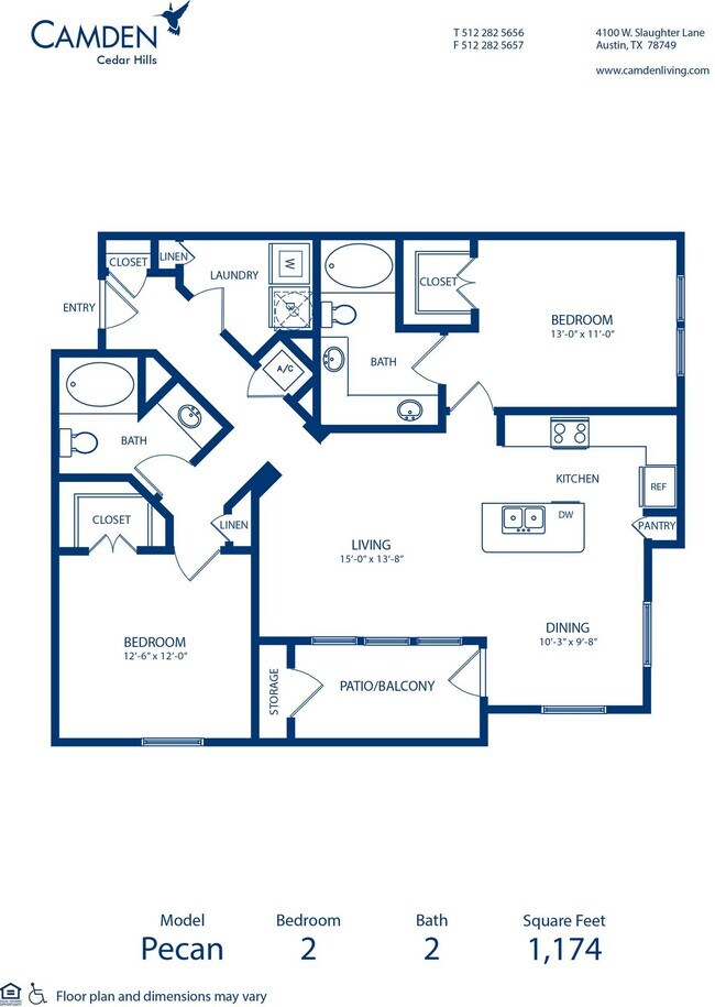 Floorplan - Camden Cedar Hills