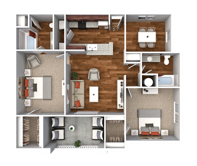2 Bedroom 2 Bathroom - Branchwater