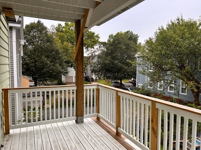 Back deck looking Southwest - 146 Foster St