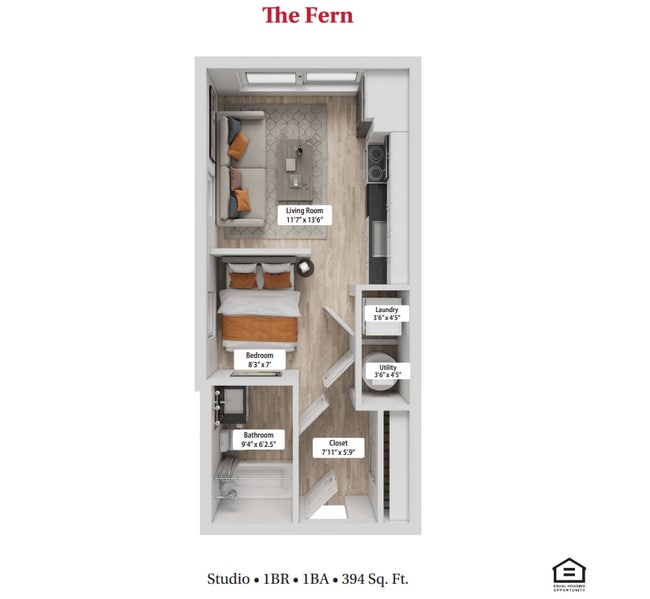 Floorplan - Greenwood Commons Apartments