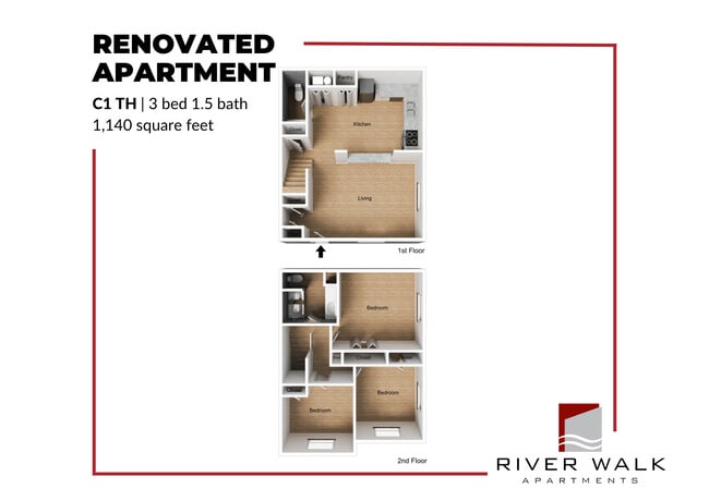 Floorplan - River Walk Apartments