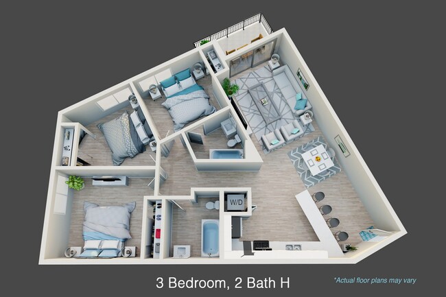 Floorplan - Noho Urban Apartments