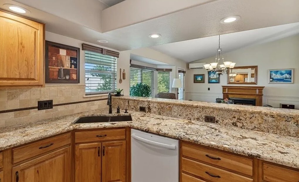 Kitchen to great rm - 152 Las Lunas St