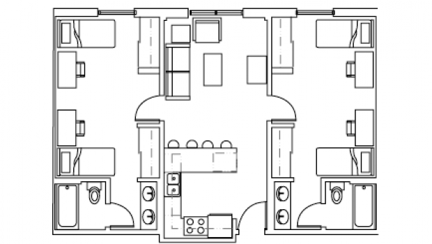 4BR/2BA - Bear Creek Apartments