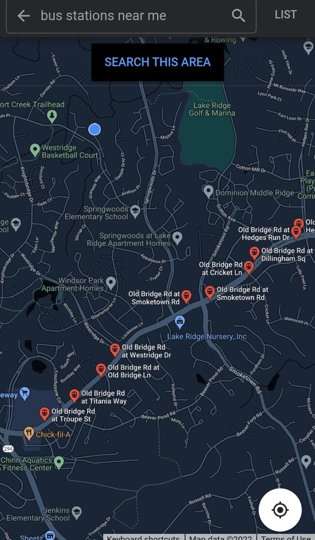 Local bus stops (1 of 2) - 3922 Marquis Pl