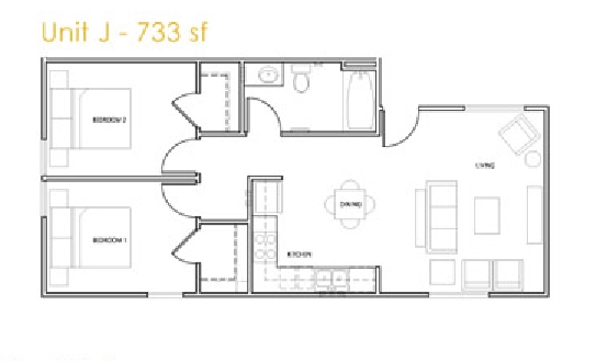 Two Bedroom - Magnolia Court