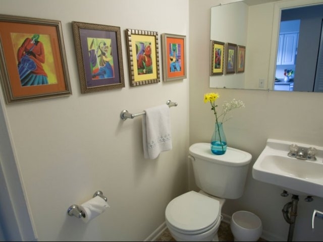 First Floor Half Bathroom - Holiday Townhomes