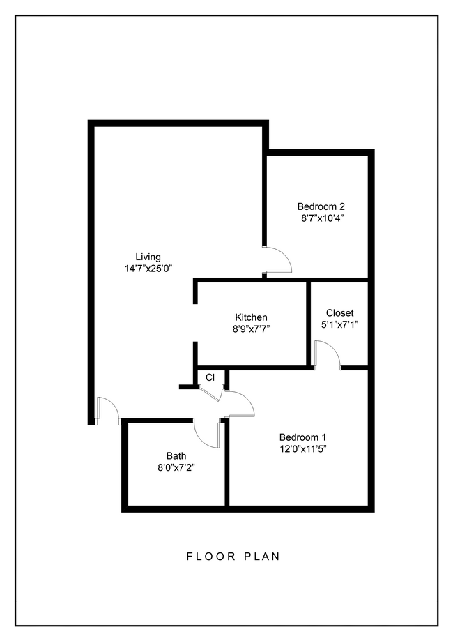 Floorplan - Courtyard Condominiums