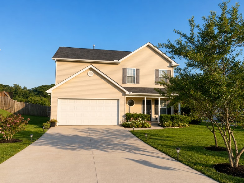 Exterior front of house - 6406 Granite Hill Ln