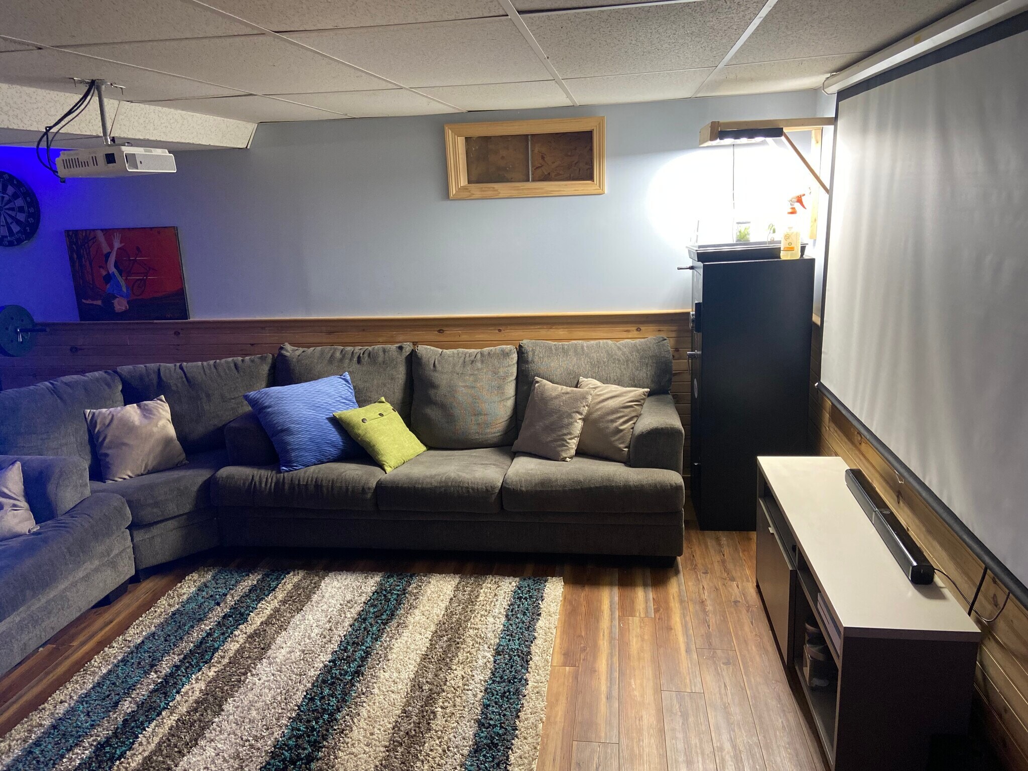 Spacious finished basement - 636 Old County Rd N