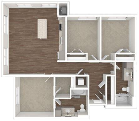 Floorplan - Cadence Apartments