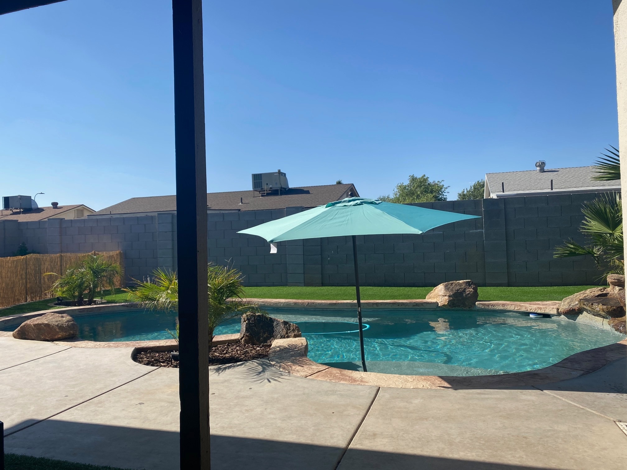 Backyard pool - 7970 W Elm St