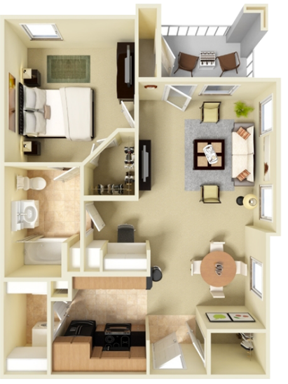 A2 1X1 705 SQ FT.PNG - Cambria Cove