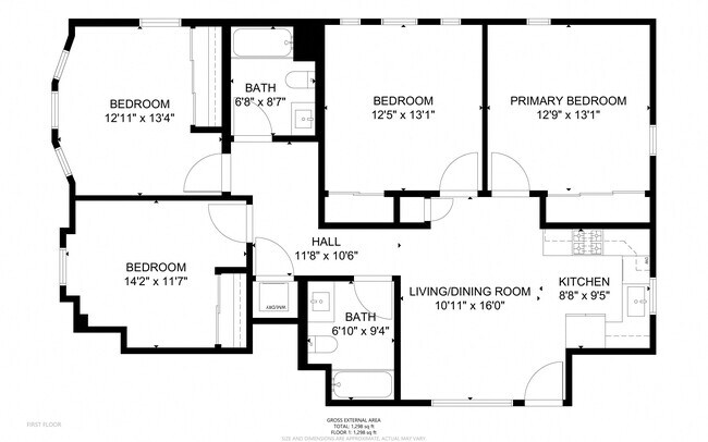 Floorplan - 1940-1942 Haste St.