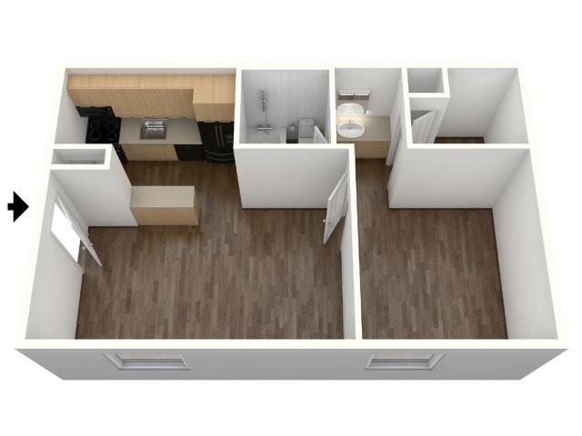 Floorplan - Centre Oaks Apartments