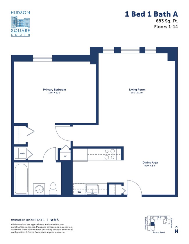 Floorplan - Hudson Square South