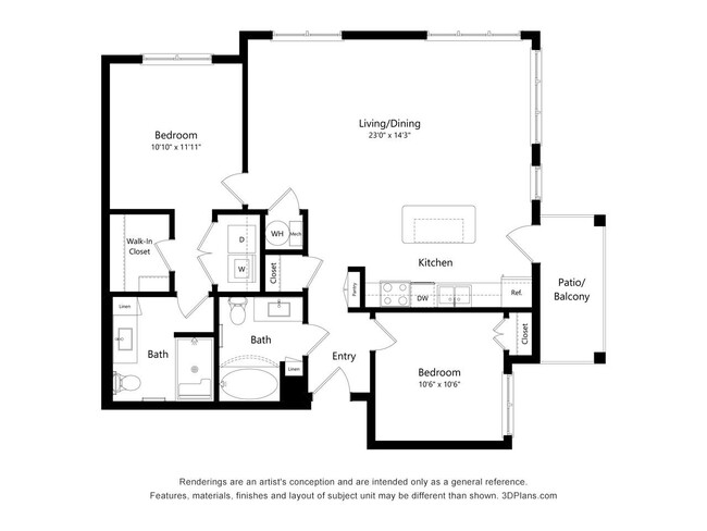 Floorplan - Grayson Ridge 55+ Apartments