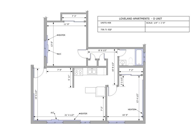 Da Vinci (D Unit) - Loveland Apartments & Suites