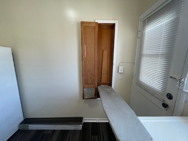 built in vintage ironing board in kitchen - 803 W Glenoaks Blvd