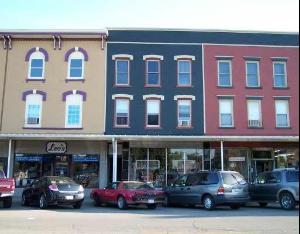 Blue and Red Buildings for sale - 8 E Railroad St